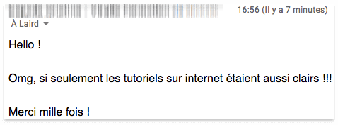 Flyermann Happy Client